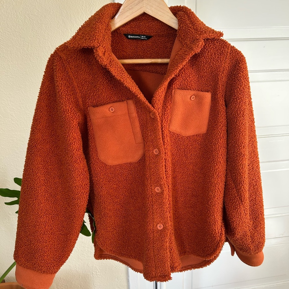 Backcountry button up Sherpa fleece